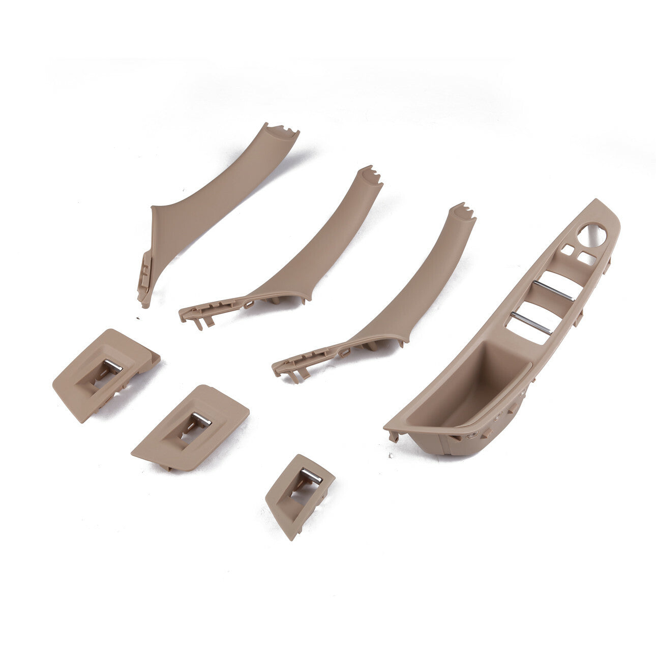 Beige door handle recessed handle switch panel suitable for BMW 520i 2010 - 2016
