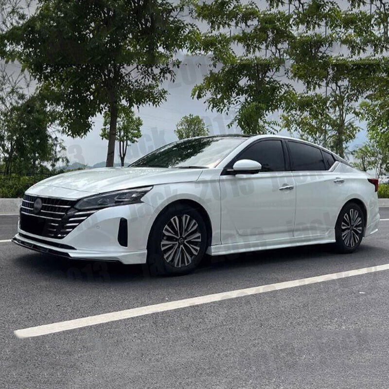 for Nissan Teana Altima 2019-2024 Unpainted Side Skirts Extensions Lip Body Kit