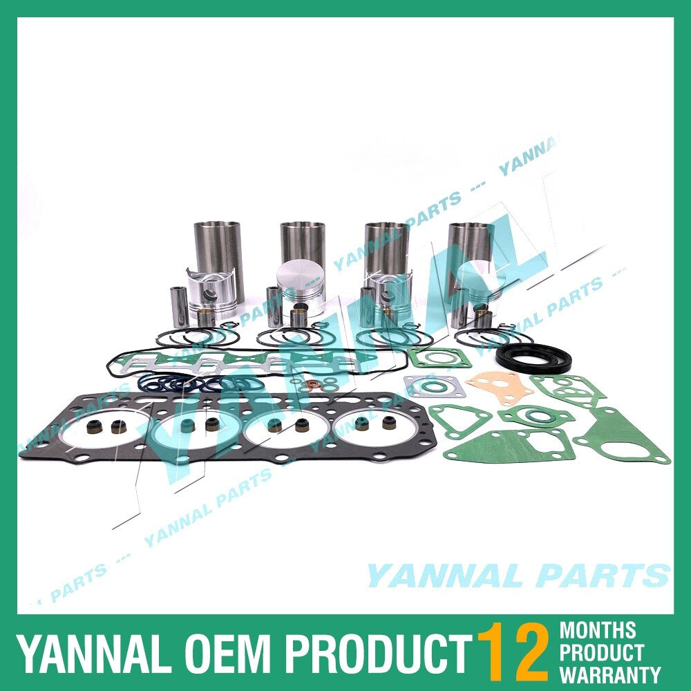 4D84-1 Overhaul and Reconstruction Kit with Complete Gaskets for Yanmar Diesel Engines