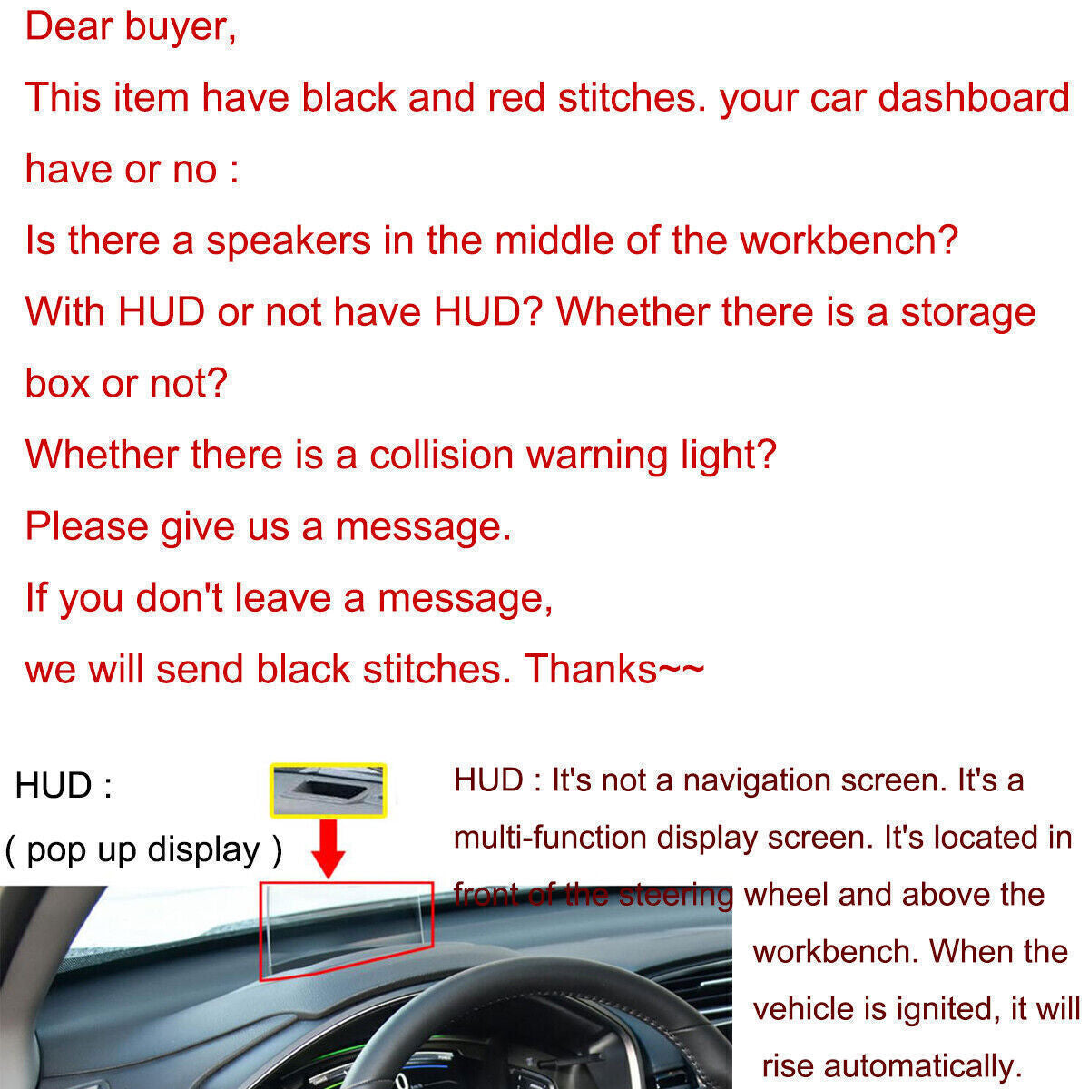 PU Leather Dashboard Dash Mat Dashmat Pad for Land Rover Discovery Sport 2020-24