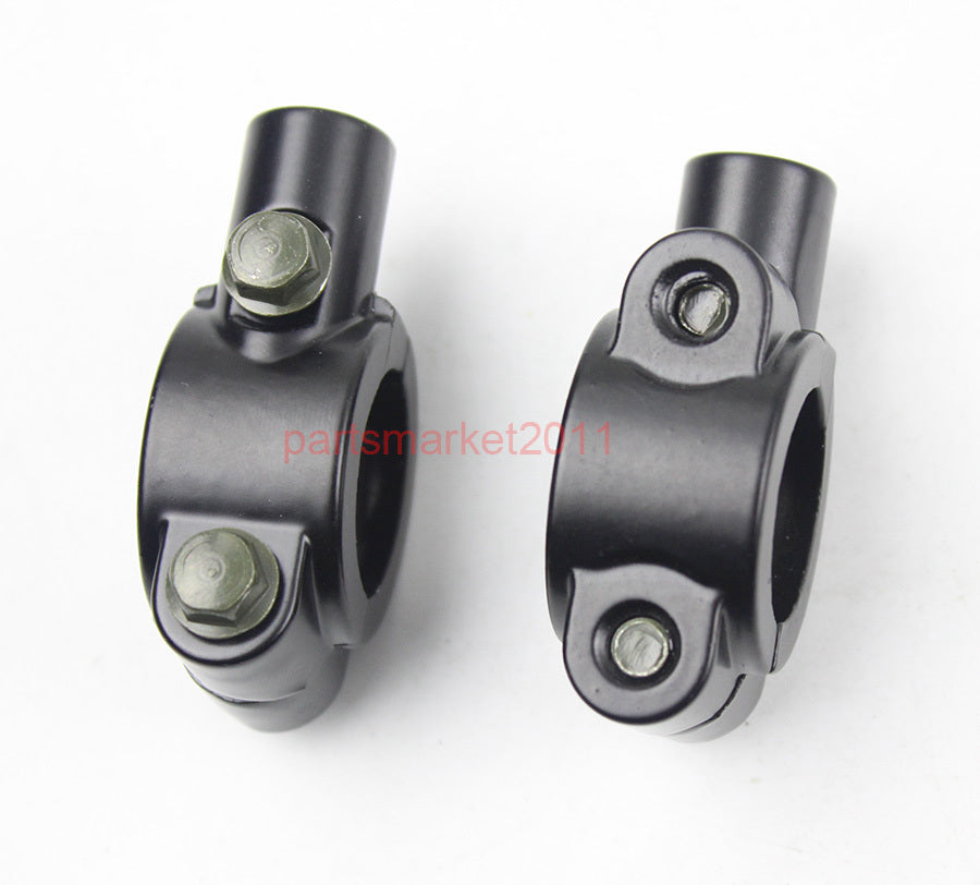 10MM Mirror Mount Brackets Clamps Pit Dirt Bikes ATV Z50 Motorcycle Scooter 22MM