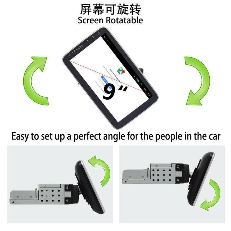 9 4G Android 8.1 Quad-core for RAM 1GB ROM 16GB Car Radio GPS Wifi Mirror Link