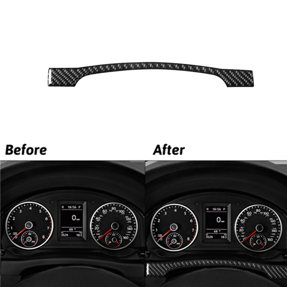 Carbon Fiber Speedometer Strip Trim for Volkswagen for Tiguan 2013-2017