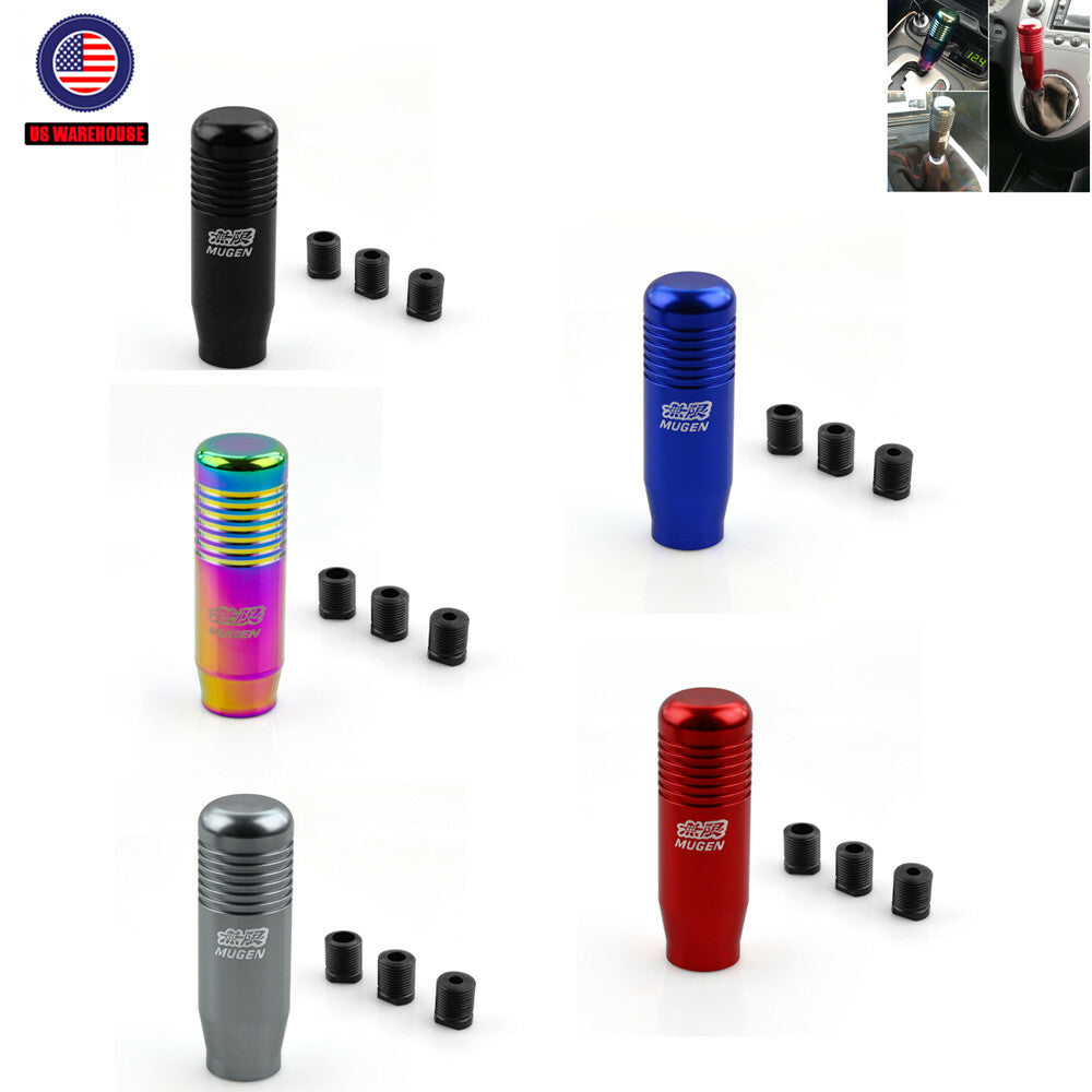 US Shift Knob Shifter Lever MUGEN Aluminum Manual Car Auto Gear Stick Universal