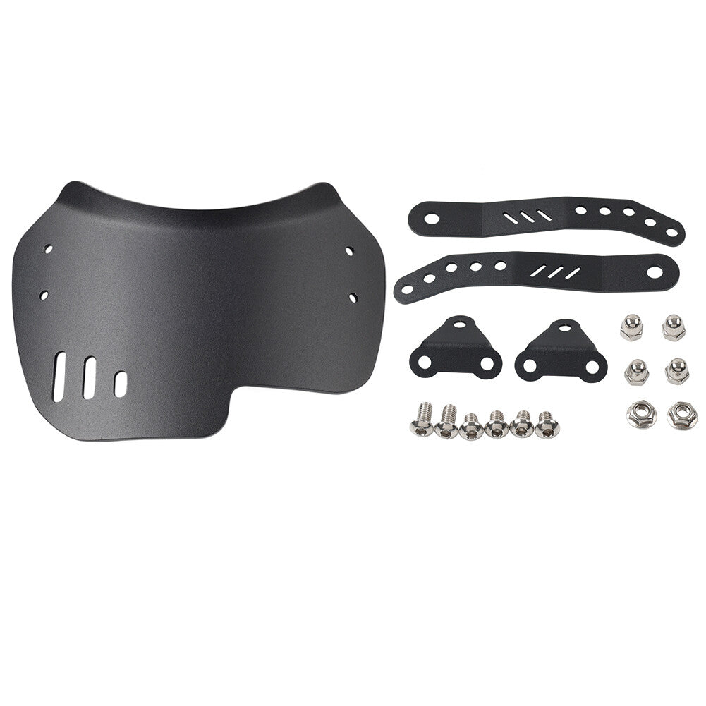 Windshield Windscreen W/Bracket Universal Fit 6-8 Round Headlight Motorcycle