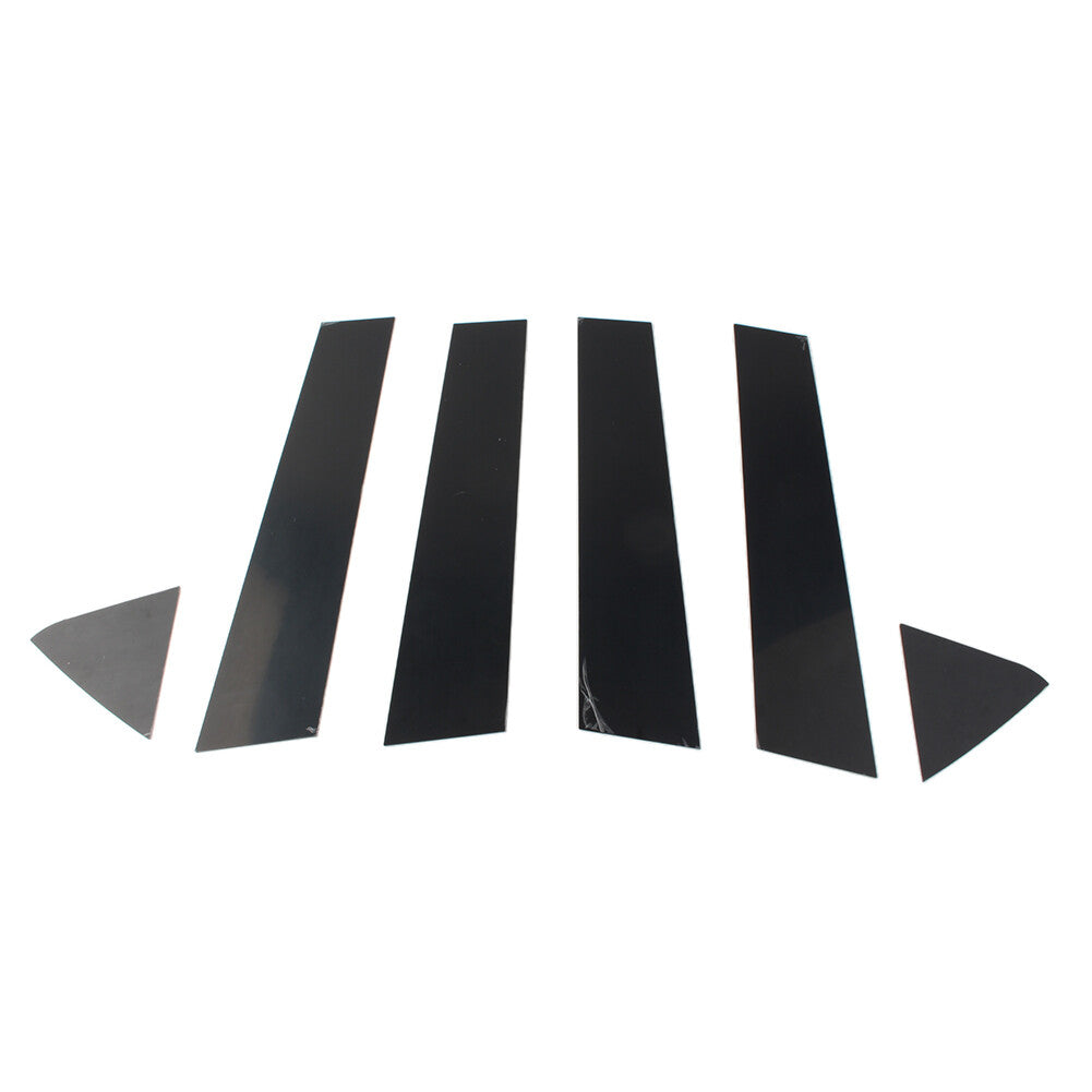 Window Pillar Posts Door Trim Glossy for Dodge Charger 2006-2010 Black 6PCs Car
