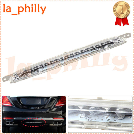 for Mercedes for Benz S Class W222 S500 2014-17 Tail Rear Diffuser Bumper Fog Light