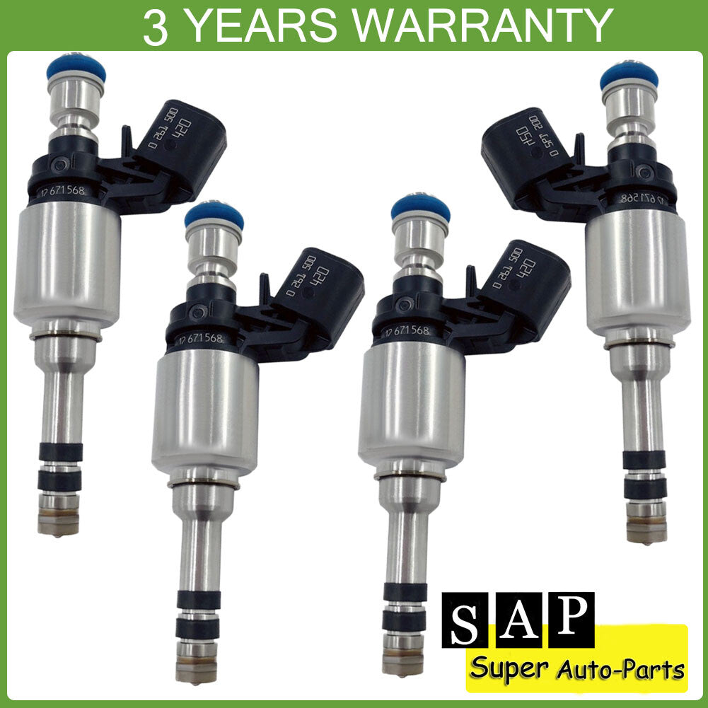 Set of 4 Fuel Injector 12671568 for Buick Envision for Chevrolet Malibu for Cadillac ATS