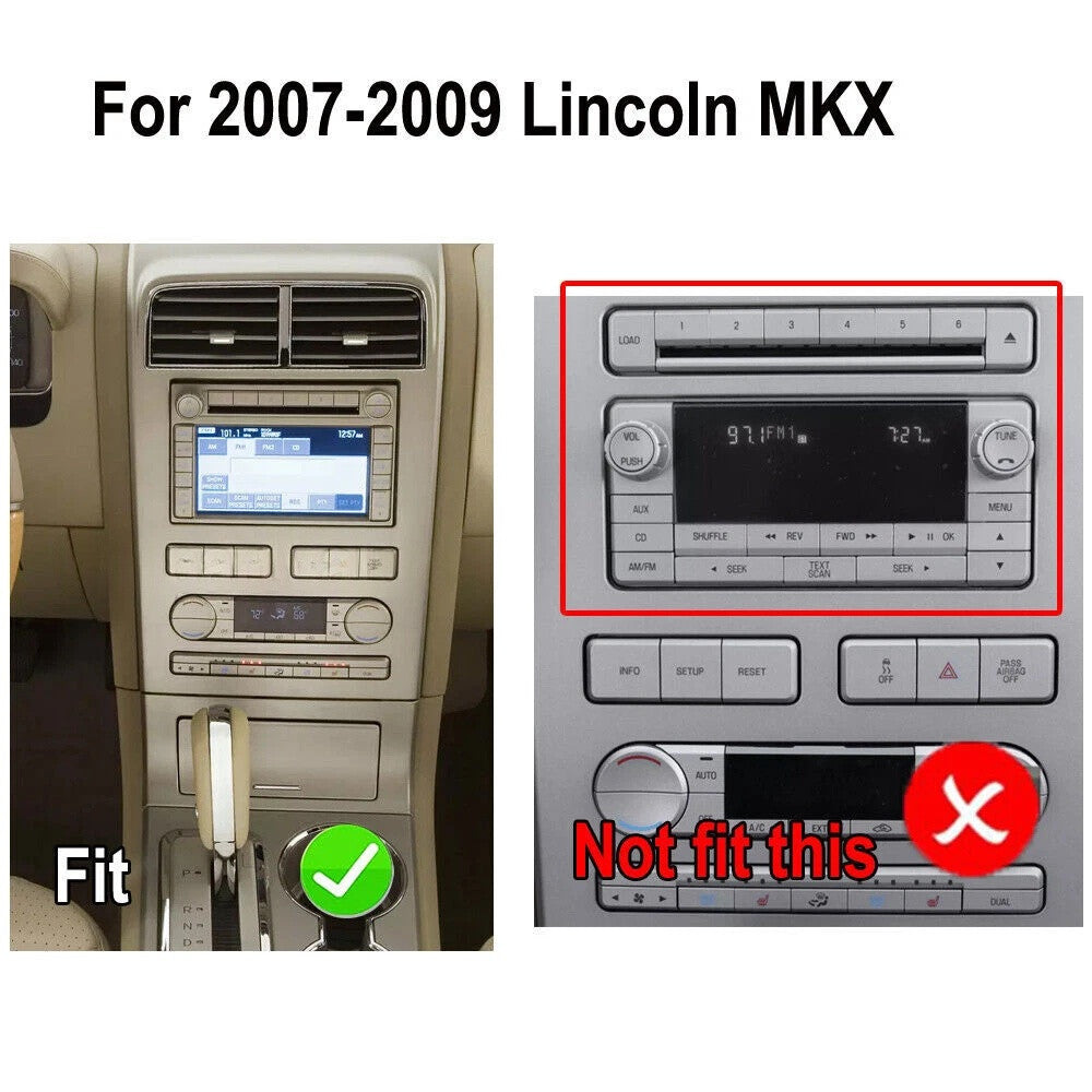 for Lincoln MKX 2007-2009 Stereo Android Auto Carplay Car Radio GPS Navi Screen