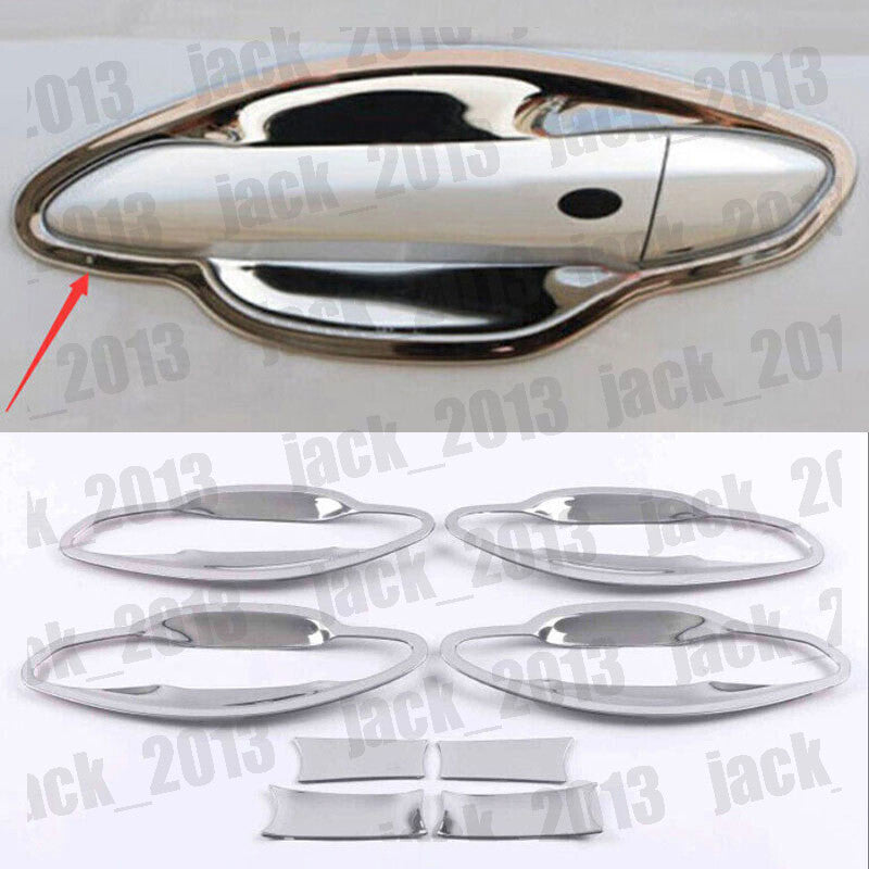 for Hyundai for Tucson 2022-2024 Steel Exterior Side Door Handle Bowl Cover Trim 8X