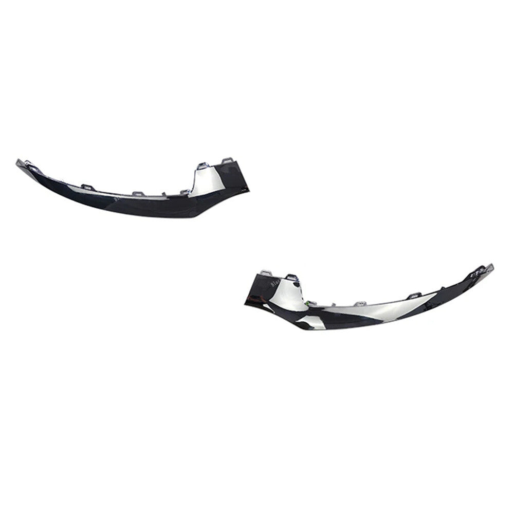 2pcs Fit for Mercedes W207 Front Bumper Right+Left Side lower Chrome Molding