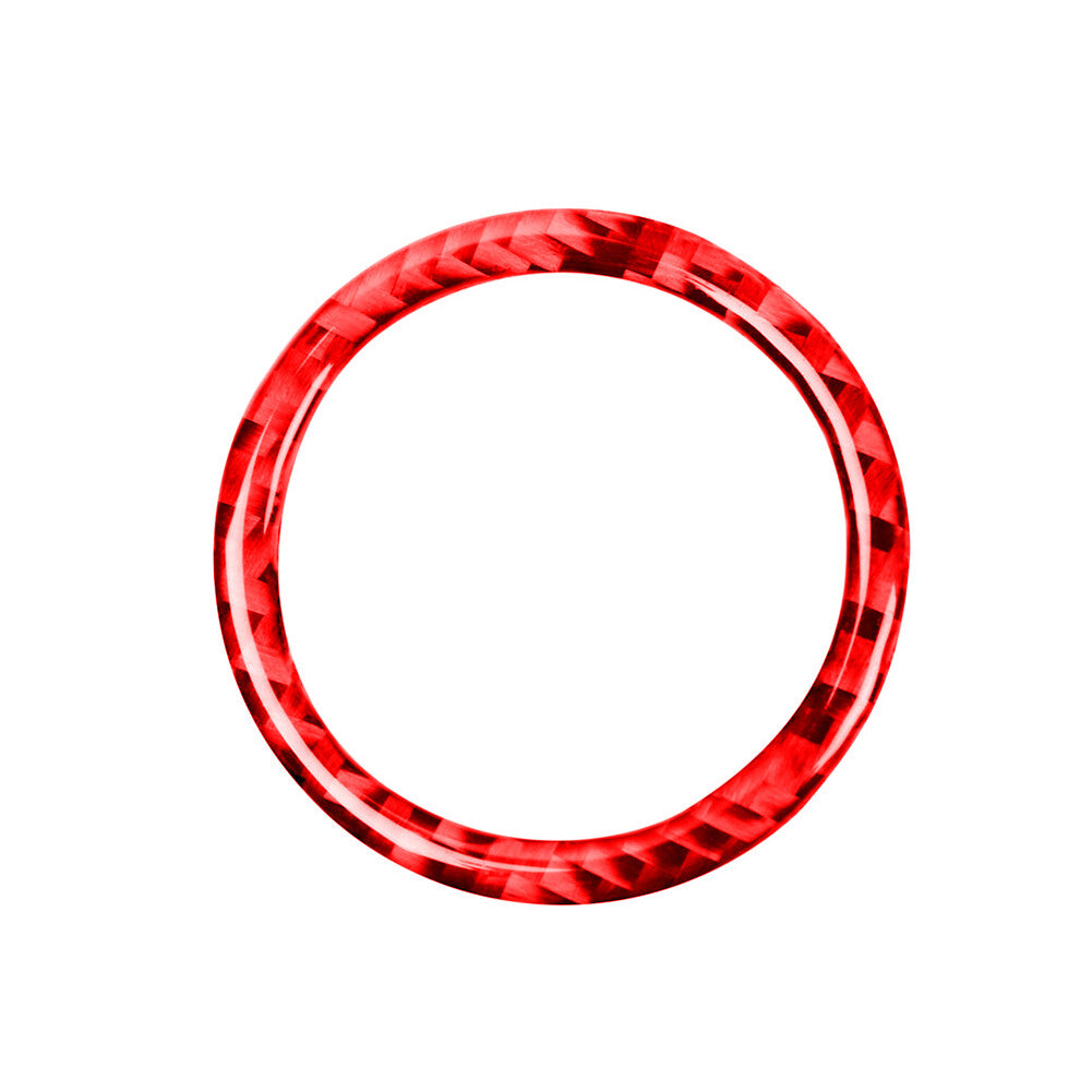 Start Power Button Outer Ring Trim Cover Red for Dodge for Challenger 2015-2020