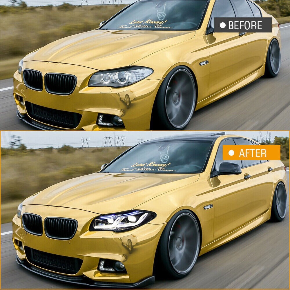 for BMW 5 Series F10 F18 2011-17 Halogen Facelift LED Headlights Assembly NO AFS