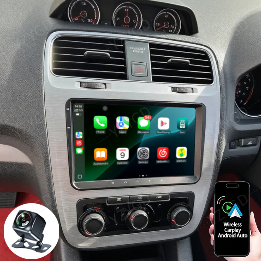 for Volkswagen Scirocco 2008-2015 Stereo Apple Carplay Car Radio GPS Navi Screen