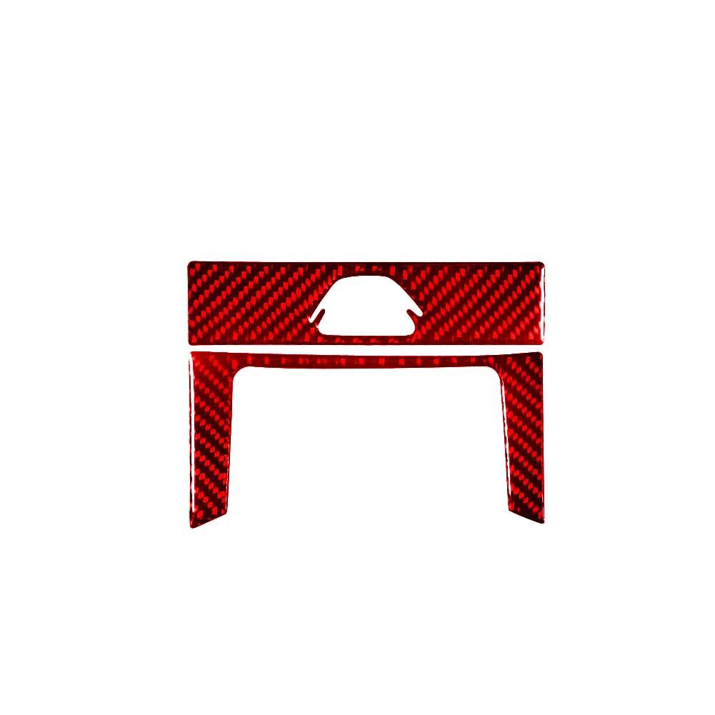 Red for Seat Button Frame Trim Type A Cover Carbon Fiber for Chevy Impala 2014-2020
