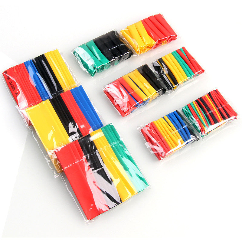 328Pc Insulation Shrinkable Tube Wrap Wire Cable Assorted Heat Shrink Tubing Kit