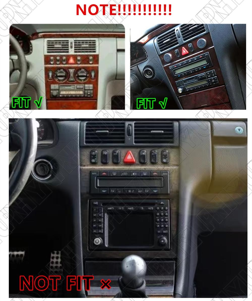 9 Android 15 Stereo Radio 4+32GB for Mercedes for Benz E-Class W210 S210 1994-2003
