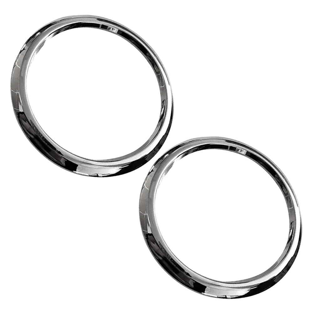 2Pcs Front Fog Light Lamp Ring Chrome Frame For Levante 2018 2019 2020