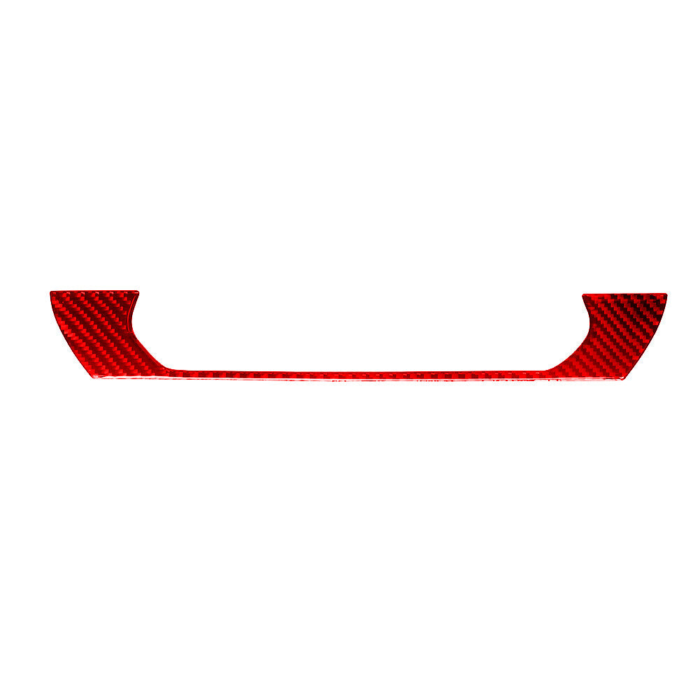 Red Carbon Fiber LCD Screen Below Frame Cover Trim for Nissan Altima 2019-2022