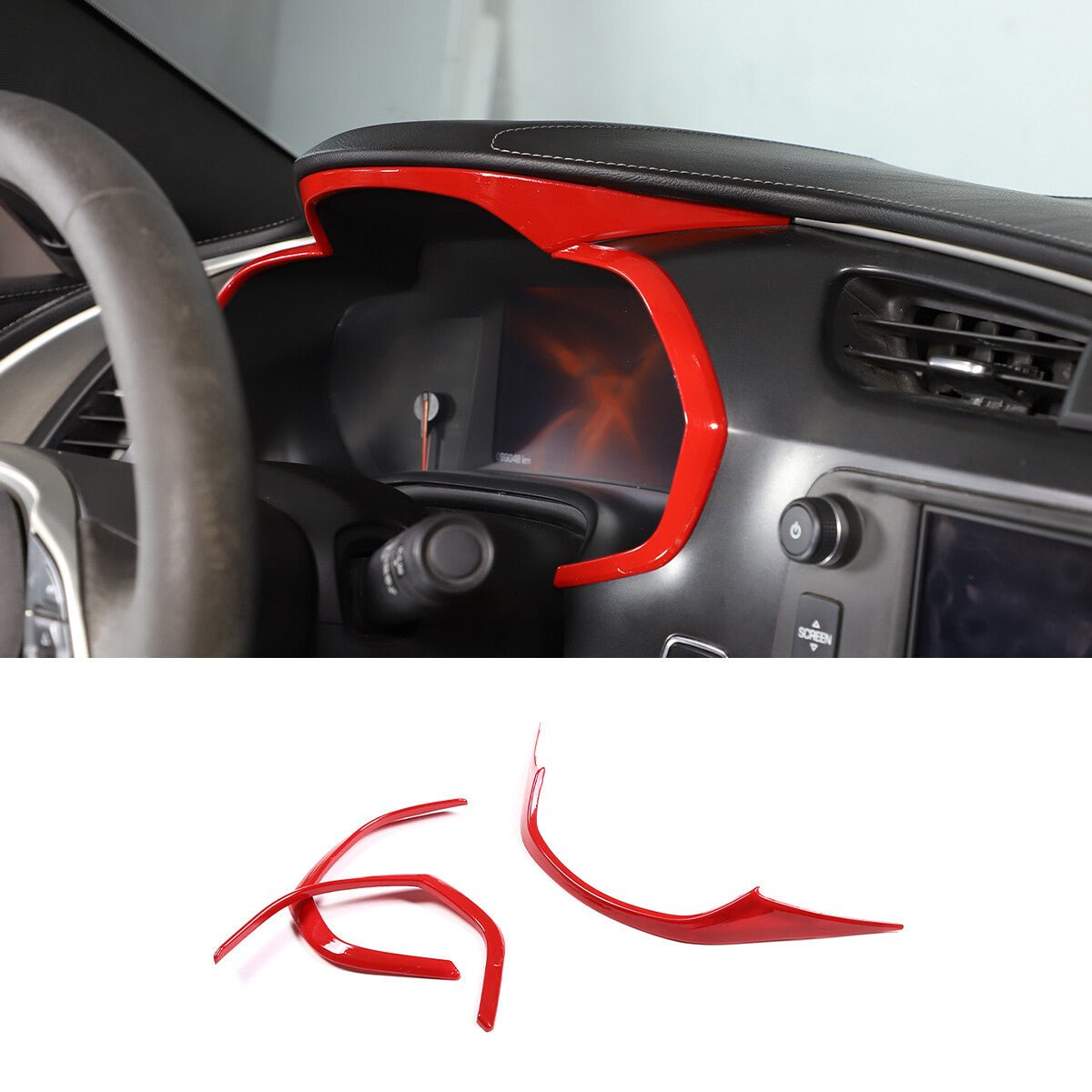 Smoked Black ABS Taillight Protective Panel Cover for Tesla Model 3/Y (2016-2022)