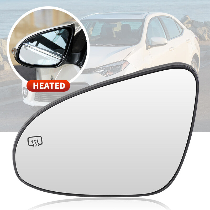 Left Driver Side Heated Mirror Glass For 2014-2019 15 16 17 18 for Toyota for Corolla