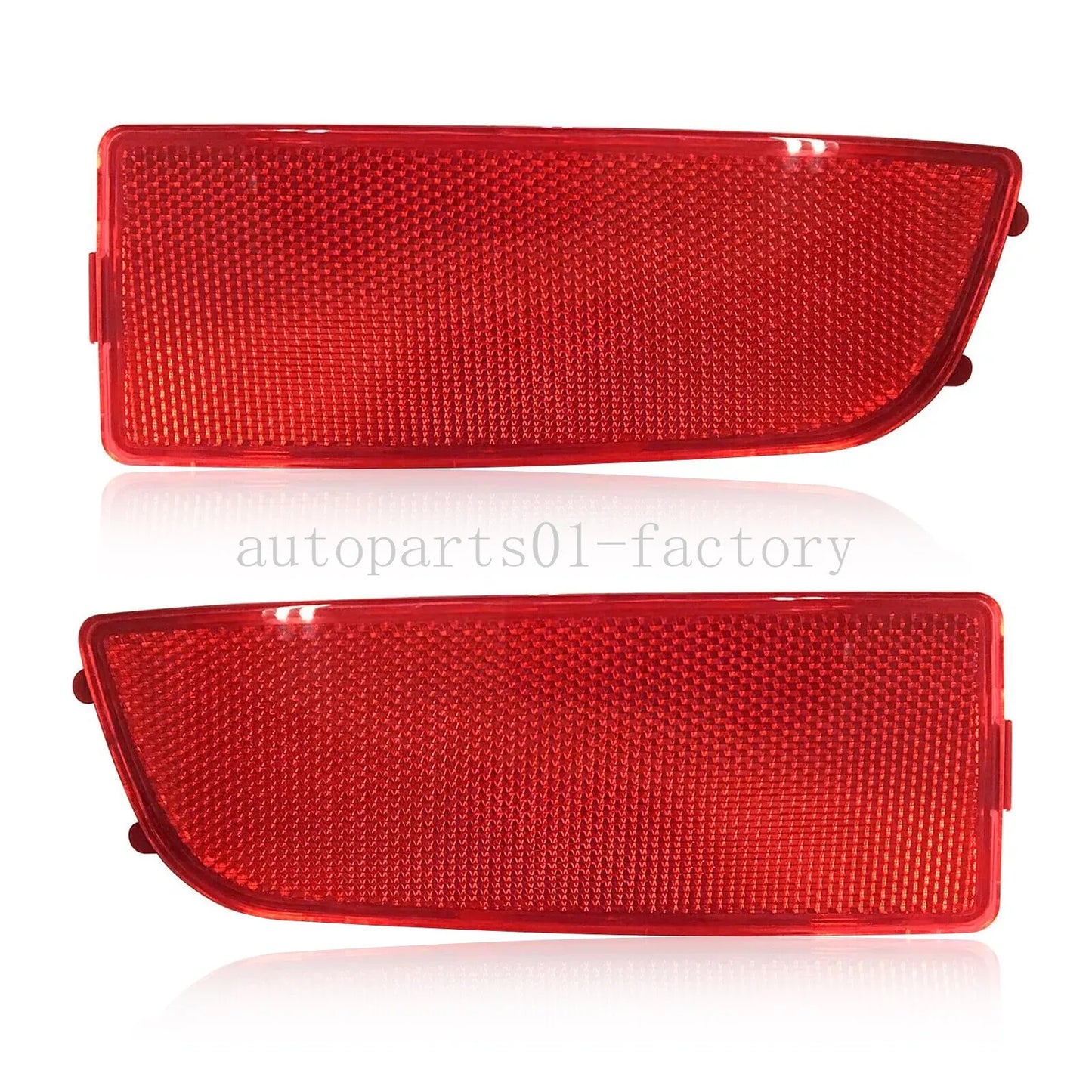 1Pair Rear Left Right Red Lens Bumper Reflector for Mercedes Benz Sprinter for VW