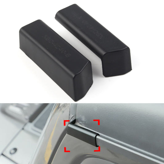 for Jeep for Wrangler JL 2018-2021 2x Plastic Water Rain Gutter Extension Channel