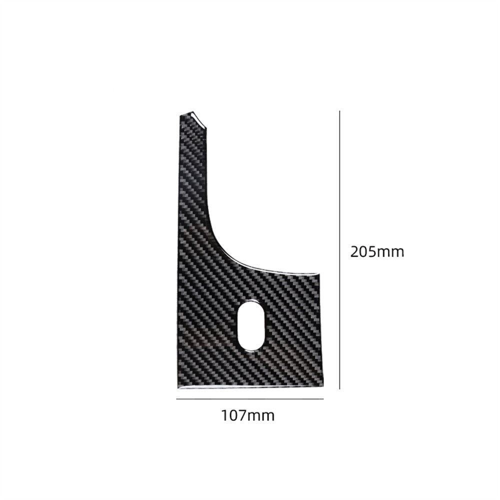 Carbon Fiber Steering Wheel Left Side Panel Decor Trim for Ford F150 FX4 2004-08