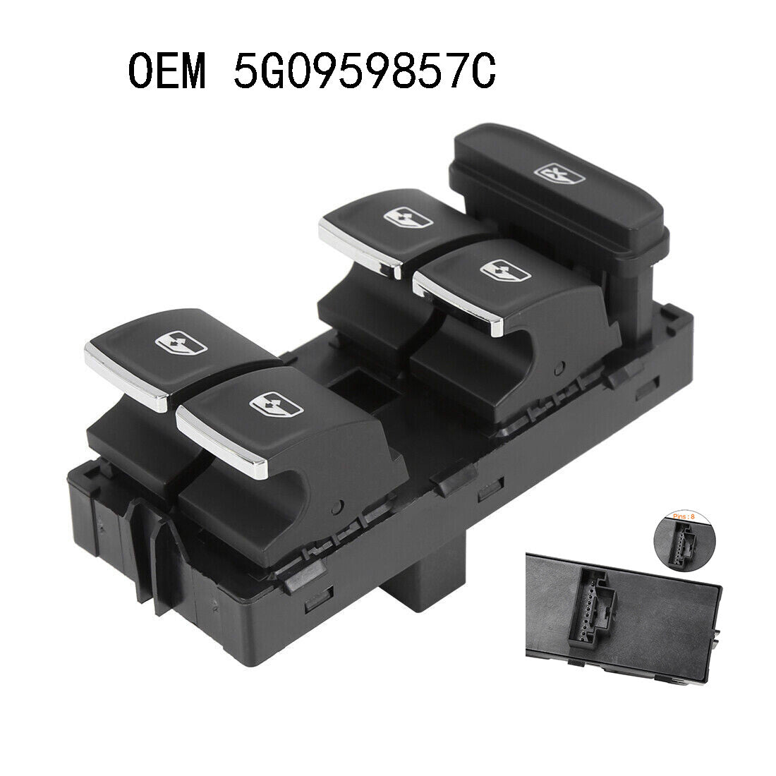 for VW for Golf MK7 GTI for Passat B8 5G0959857C Car Power Window Master Switch Control