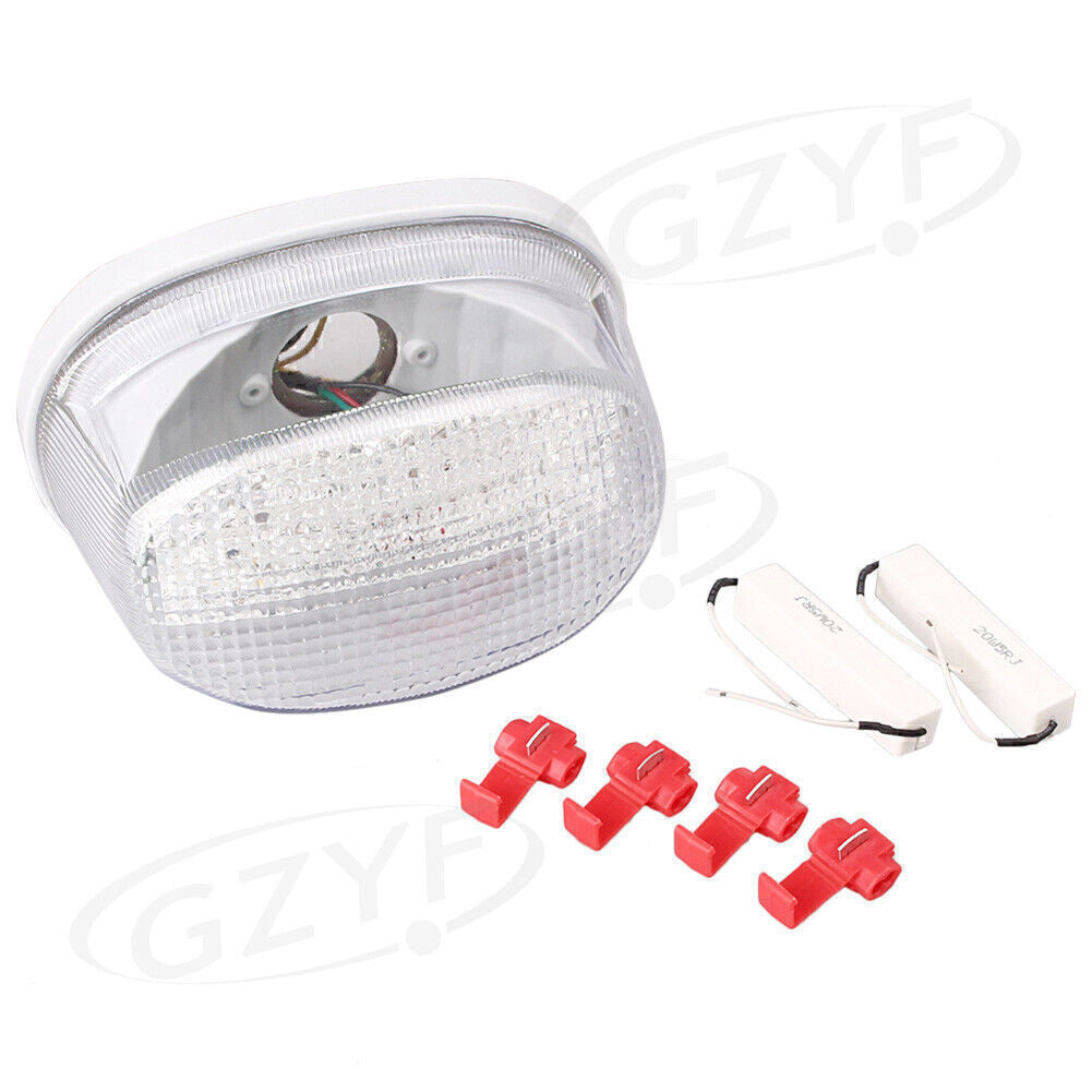 Clear LED Tail Light Brake Turn Signals for Suzuki Boulevard M50 2005- 2008