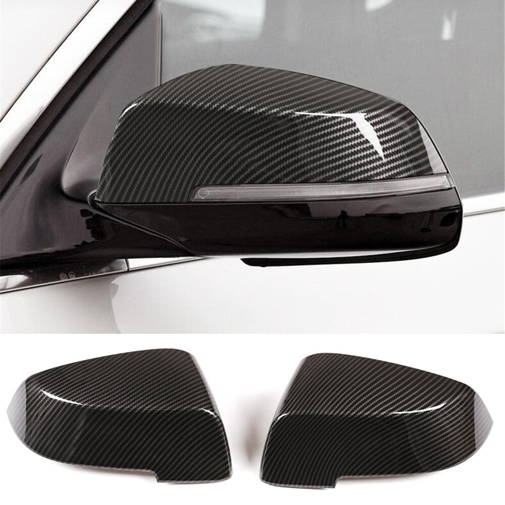 Carbon ABS Side Rearview Mirror Cover for BMW 5 Series GT 14-17 7 Series 2013-15