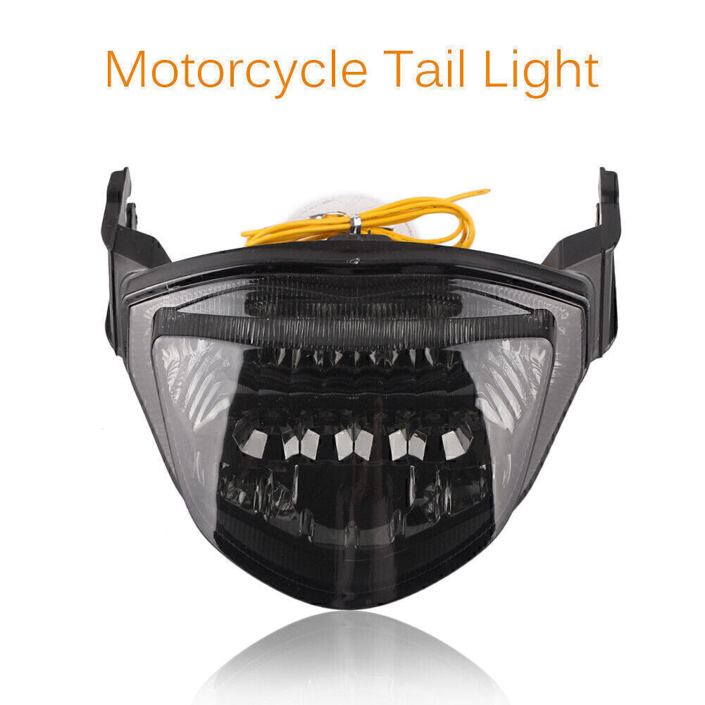 for Suzuki GSXR 1000 2005 2006 LED Taillight Turn Signals Taillamp Black UK