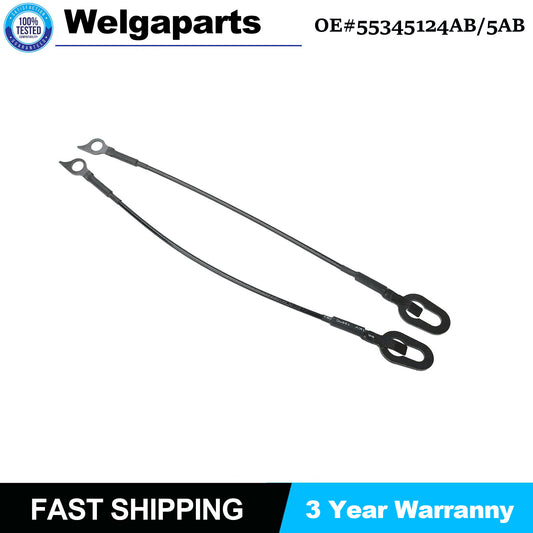 2PCS 55345125AB for DODGE for RAM 1500 2500 3500 PICKUP Tail Gate Cables 55345124AB