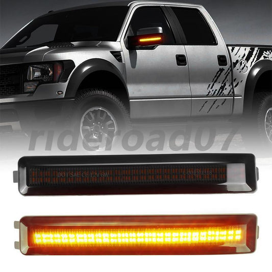 Sequential LED Side Mirror Turn Signal Light for Ford F-150 F150 2009-14