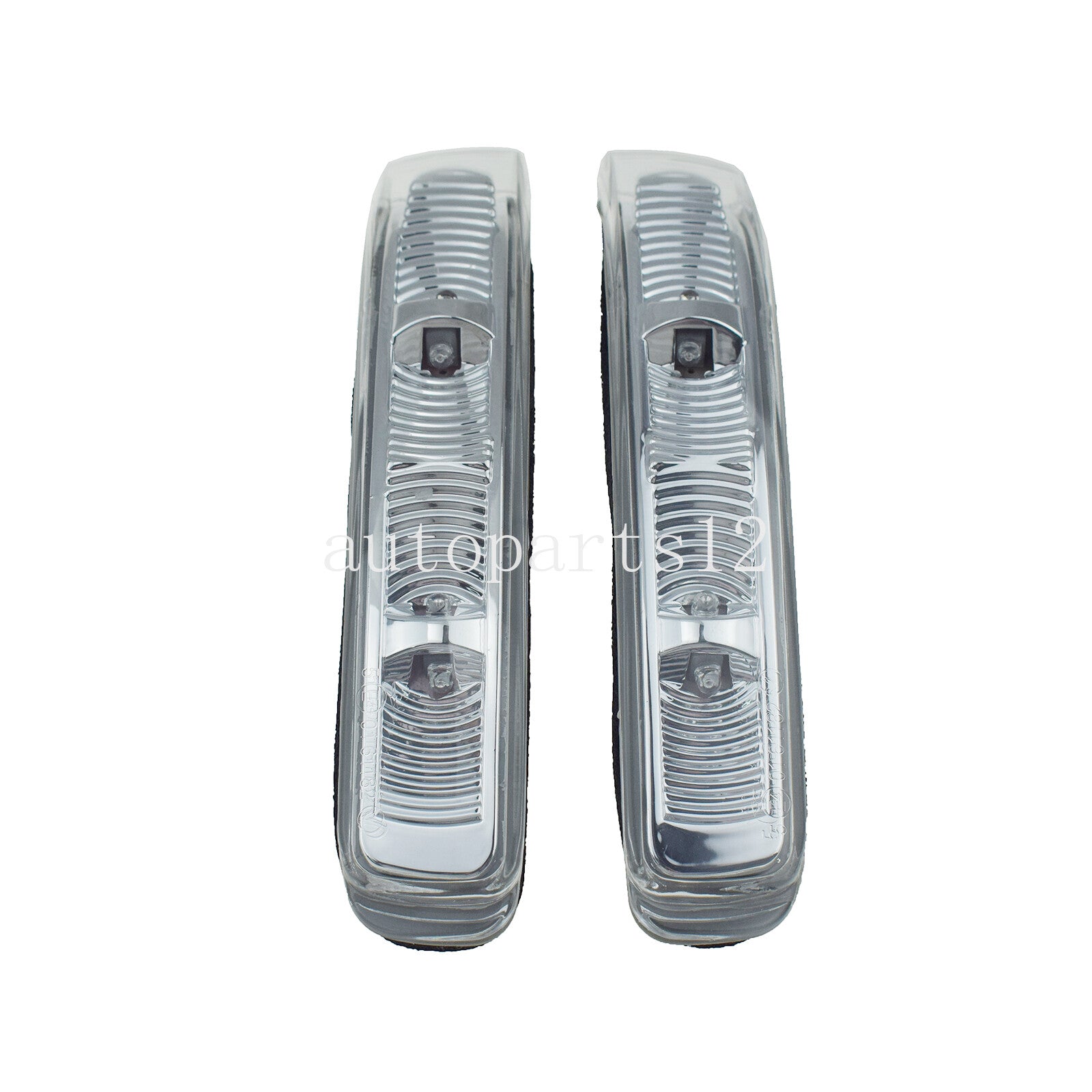 A pair of turn signals for the left and right side mirrors are applicable to the for Kia Borrego Mohave 2008 - 2015.