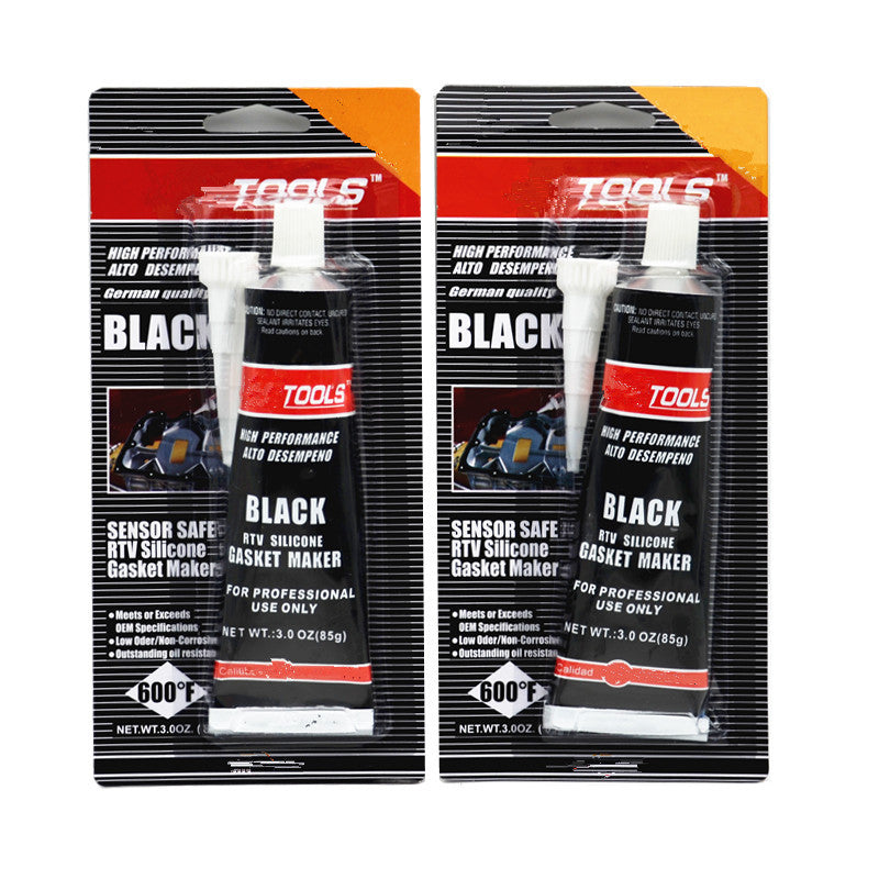 Car Engine Gasket High Temperature Silicone Sealant Rubber Moistureproof Glue BK