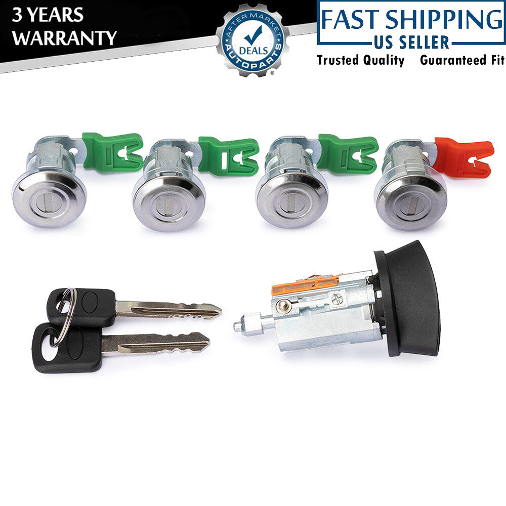 703369 Ignition Cylinder 4 Door Lock Set for Ford Econoline Van E150 E250 E350
