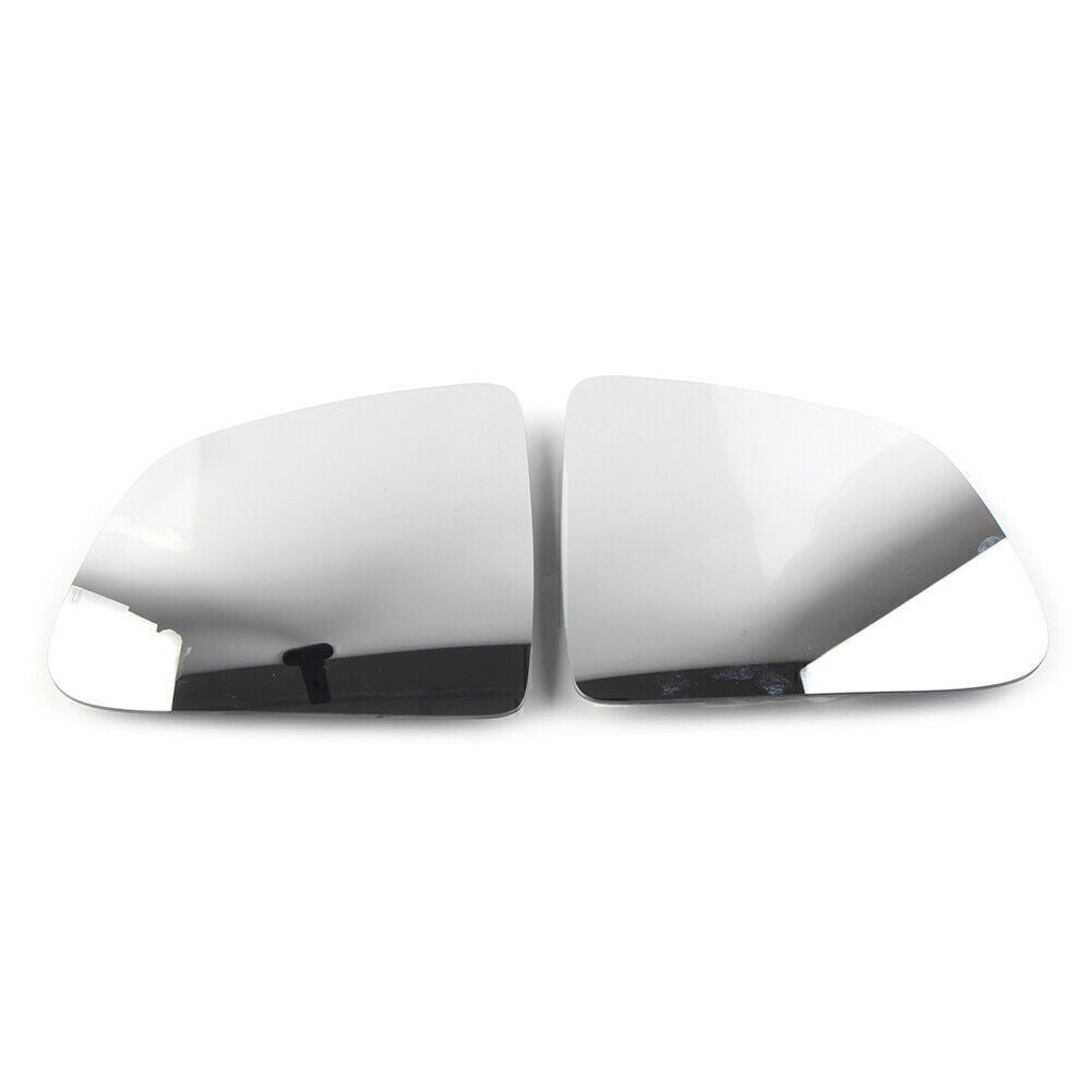 Pair Left Right Rearview Door Wing Mirror Glass White Heated for Tesla for Model Y