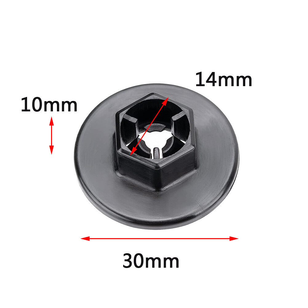 10 Car Fender Liner Splash Shield Bolt Nut Retainer Fasteners for Hyundai for Kia