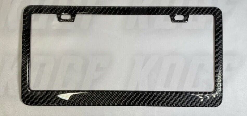 Car license plate cover, frame cover, trunk lid, 100% carbon fiber, suitable for all consumers.