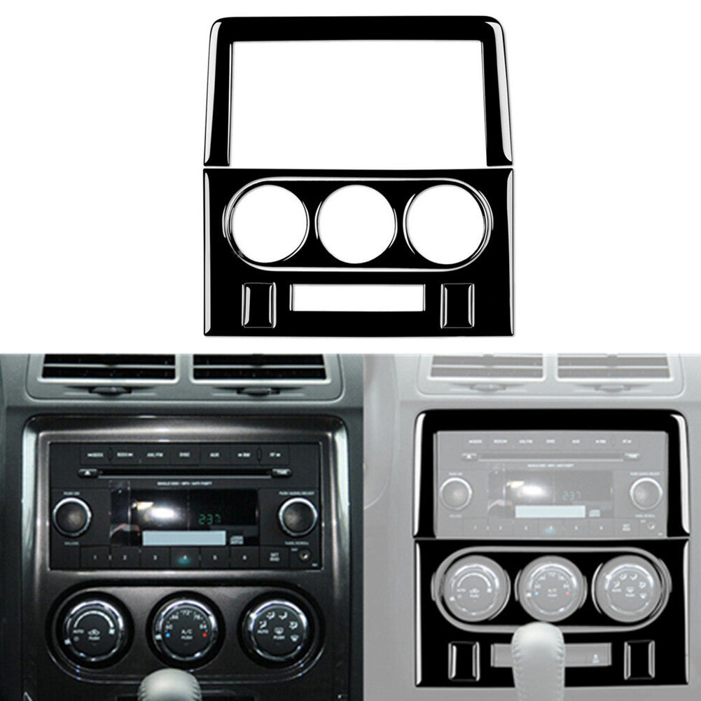 Piano Black Navigation Control Panel Cover Trim for Dodge for Challenger 2008-2014