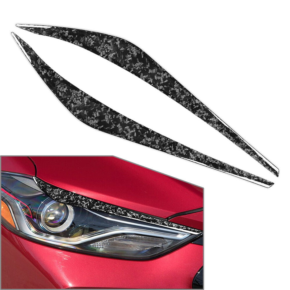 Headlight Eyebrow Eyelid Cover for Hyundai for Elantra 2016-2018