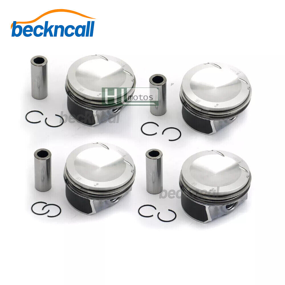 4x Pistons  Rings 06D107066L For 2.0TFSI for Audi S3 TTS Quattro for VW for Golf R for Seat