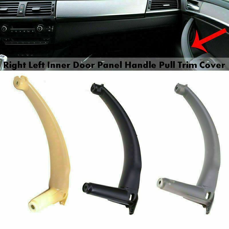 Driver Left Inner Door Panel Handle Pull Trim Cover Fit for BMW E70 for X5 2007-2014