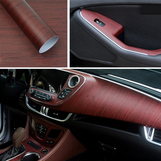 DIY Car Interior Design Wood Texture Grain Vinyl Packaging Stickers/Decals