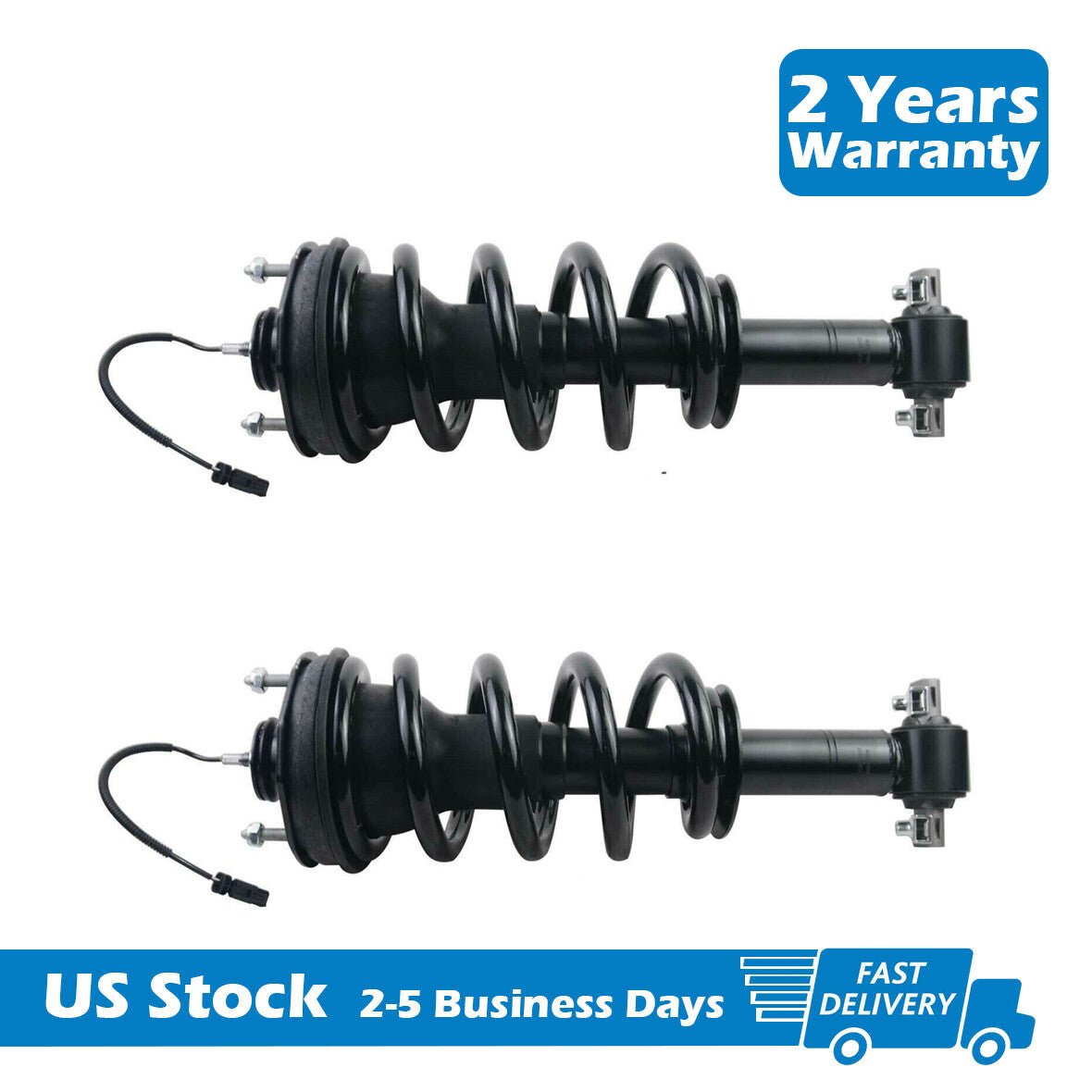 A pair of front magnetic shock absorbers are included for the for Chevrolet Tahoe Suburban for GMC for Yukon 15.