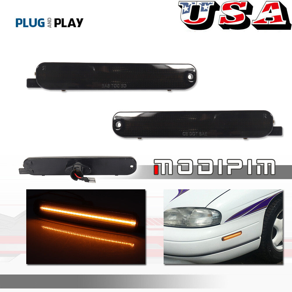 Amber LED front-mounted smoke indicator light for 95-01 for Chevrolet Lumina and 95-99 Monte Carlo.
