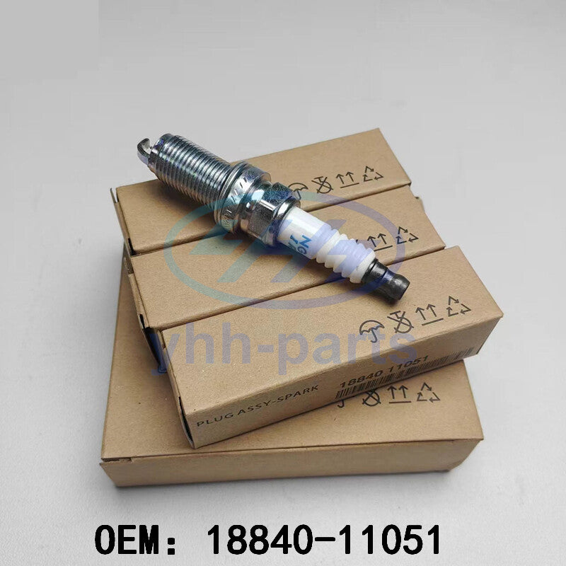 4x Spark Plugs for Hyundai for Genesis Santa Fe for Kia Optima Rondo Borrego 18840-11051
