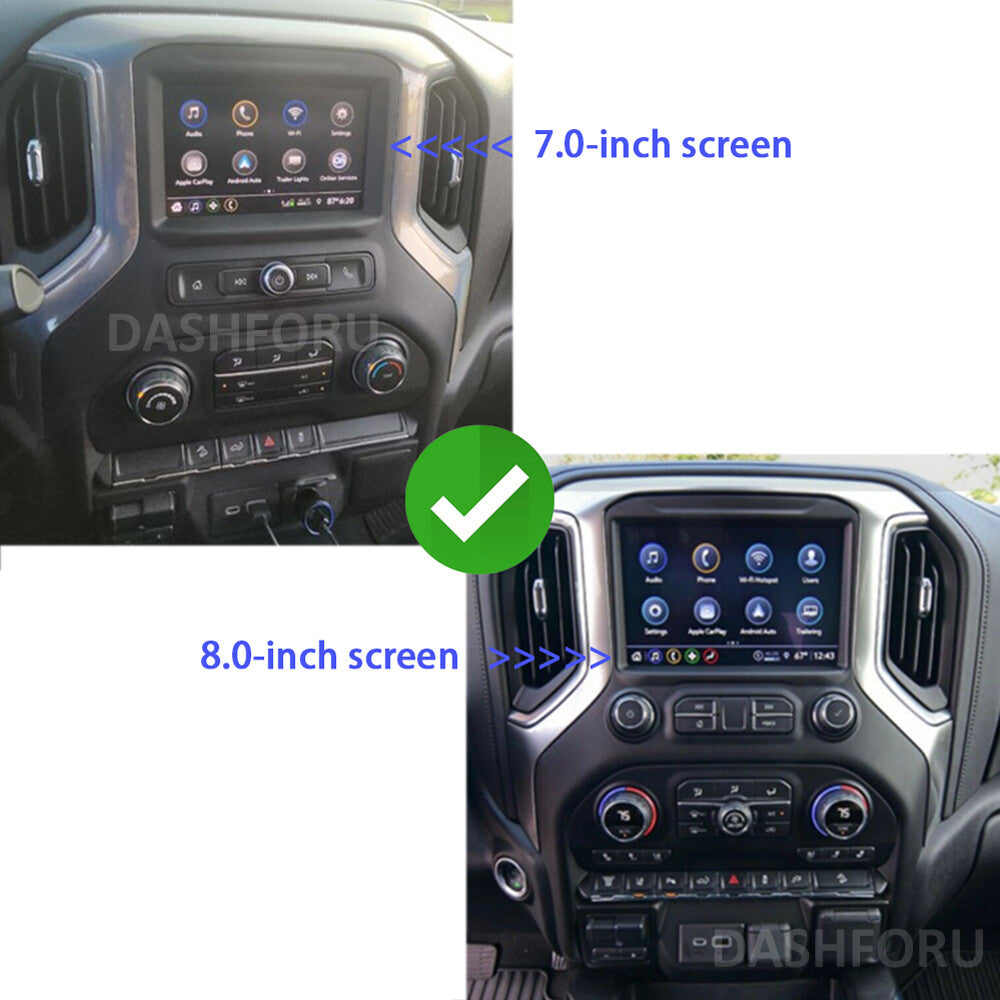 For 2019-2023 for Chevrolet Silverado for Tesla Vertical Big Screen 15.6 Car GPS Radio