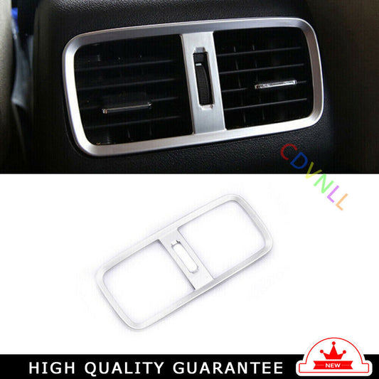 Rear Air Outlet Vent Frame Trim 1X Fit for Honda CRV CR-V 2012-2016 Matte Silver